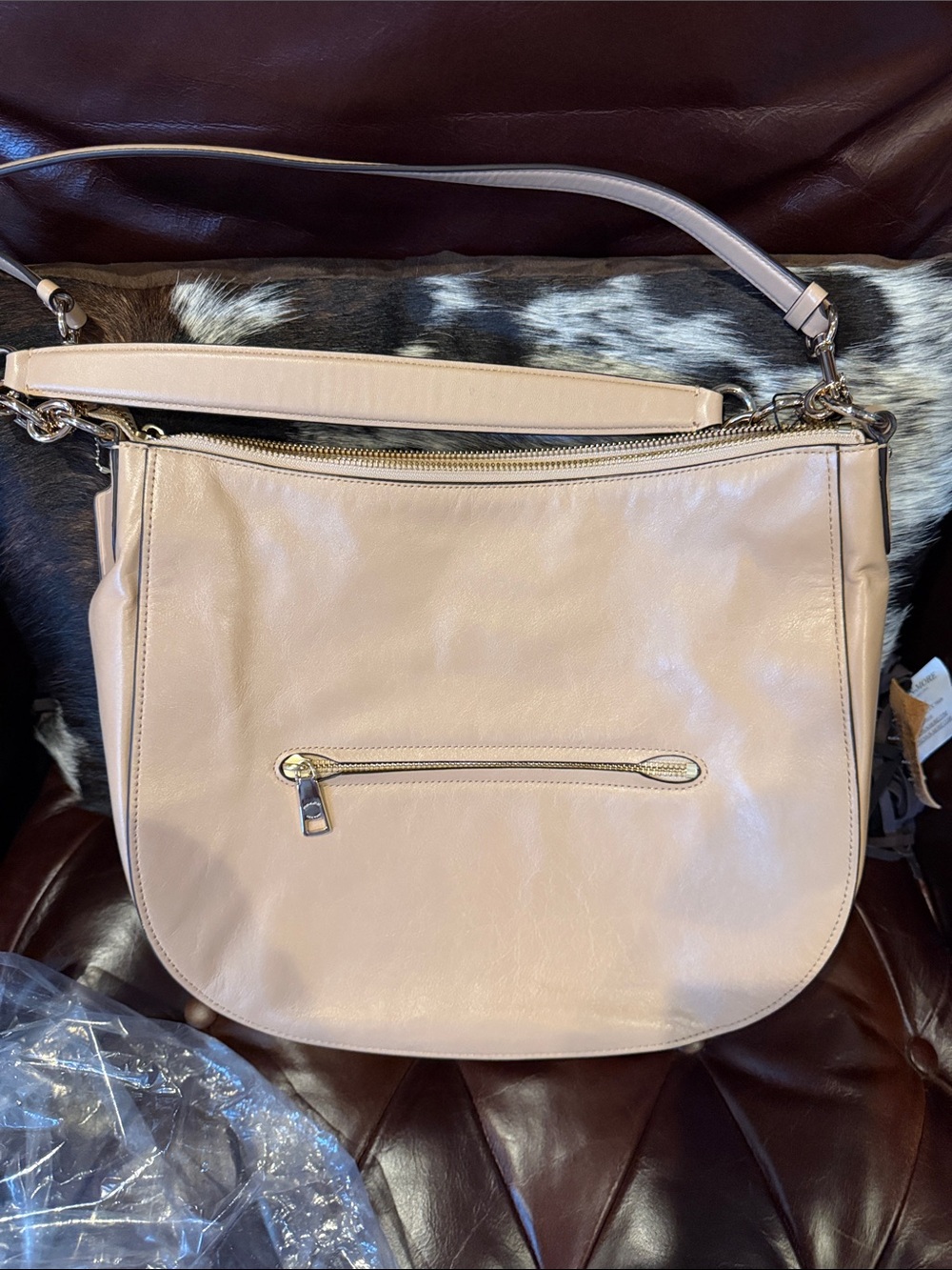 NWT BEAUTIFUL BUTTERY SOFT COACH BAG Everyday Leather Crossbody Bag - Blush - Picture 2 of 16